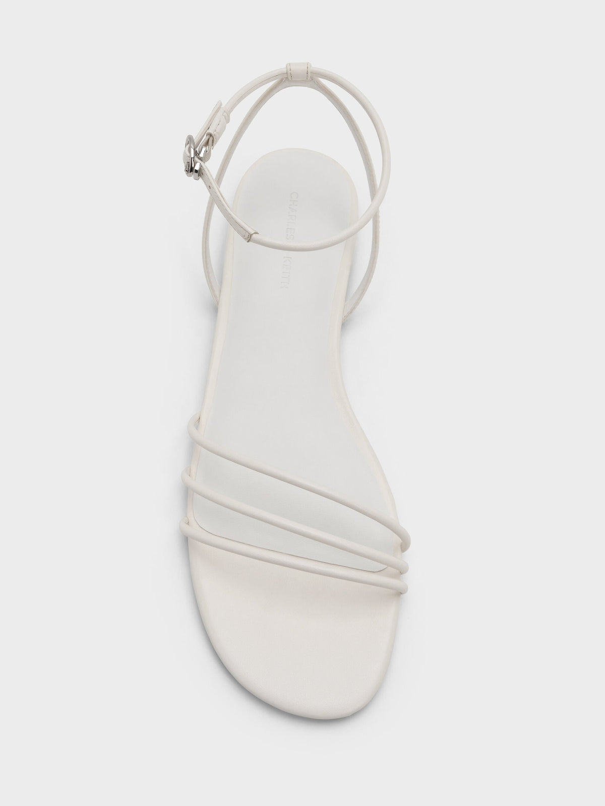CHARLES & KEITH Featured / Triple-Strap Sandals - White