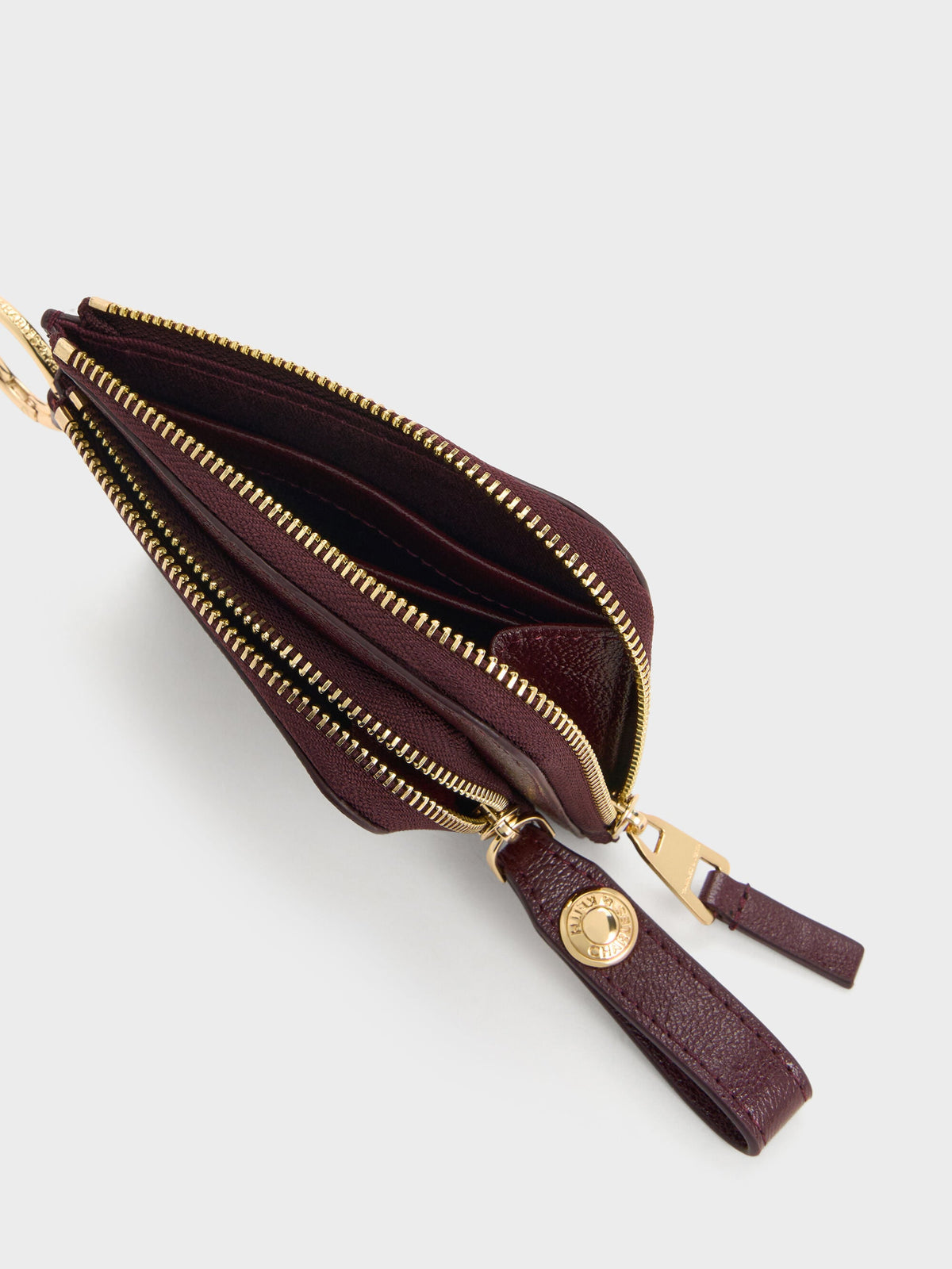 CHARLES & KEITH Featured / Vega Zip-Around Pouch - Wineberry Red