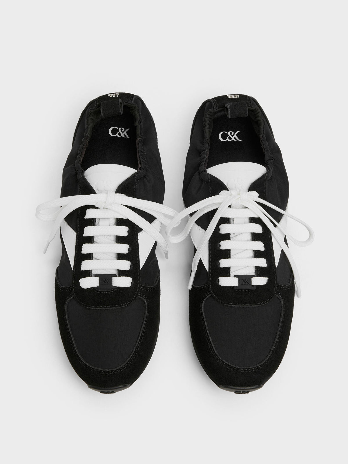 CHARLES & KEITH Popular / Jace Sneakers - Black Textured