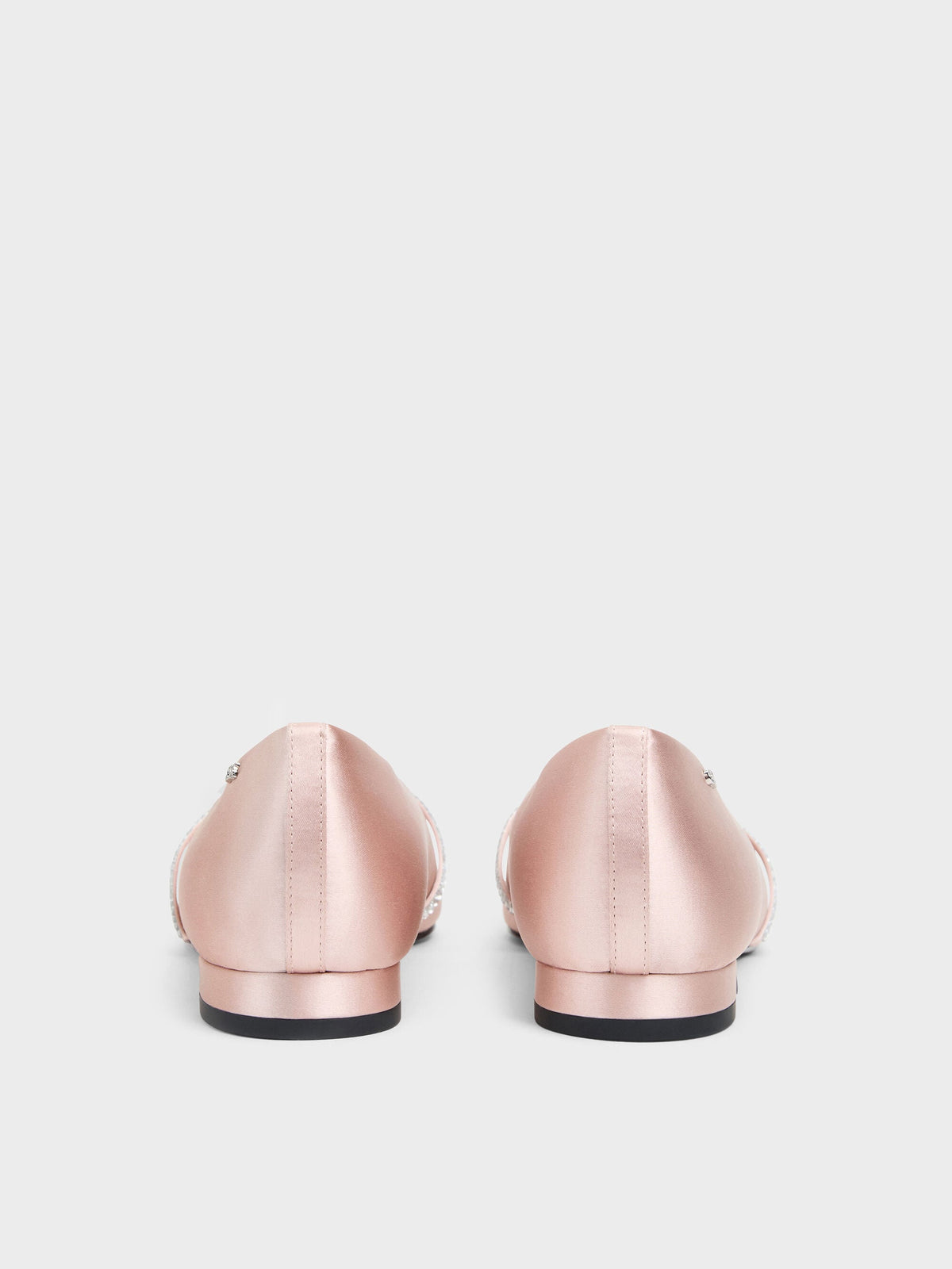 CHARLES & KEITH Discount / Gem Crossover Ballet Flats - Pink