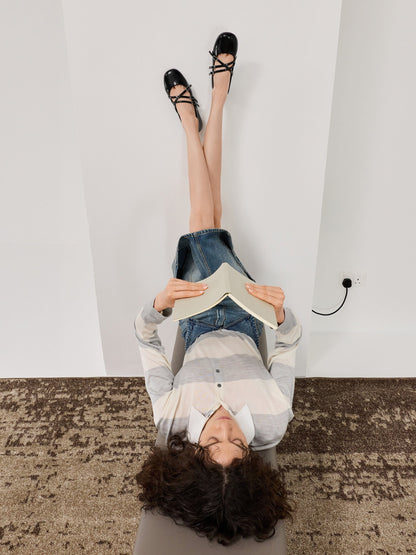 CHARLES & KEITH Featured / Patent Triple-Strap Mary Jane Flats - Black Patent