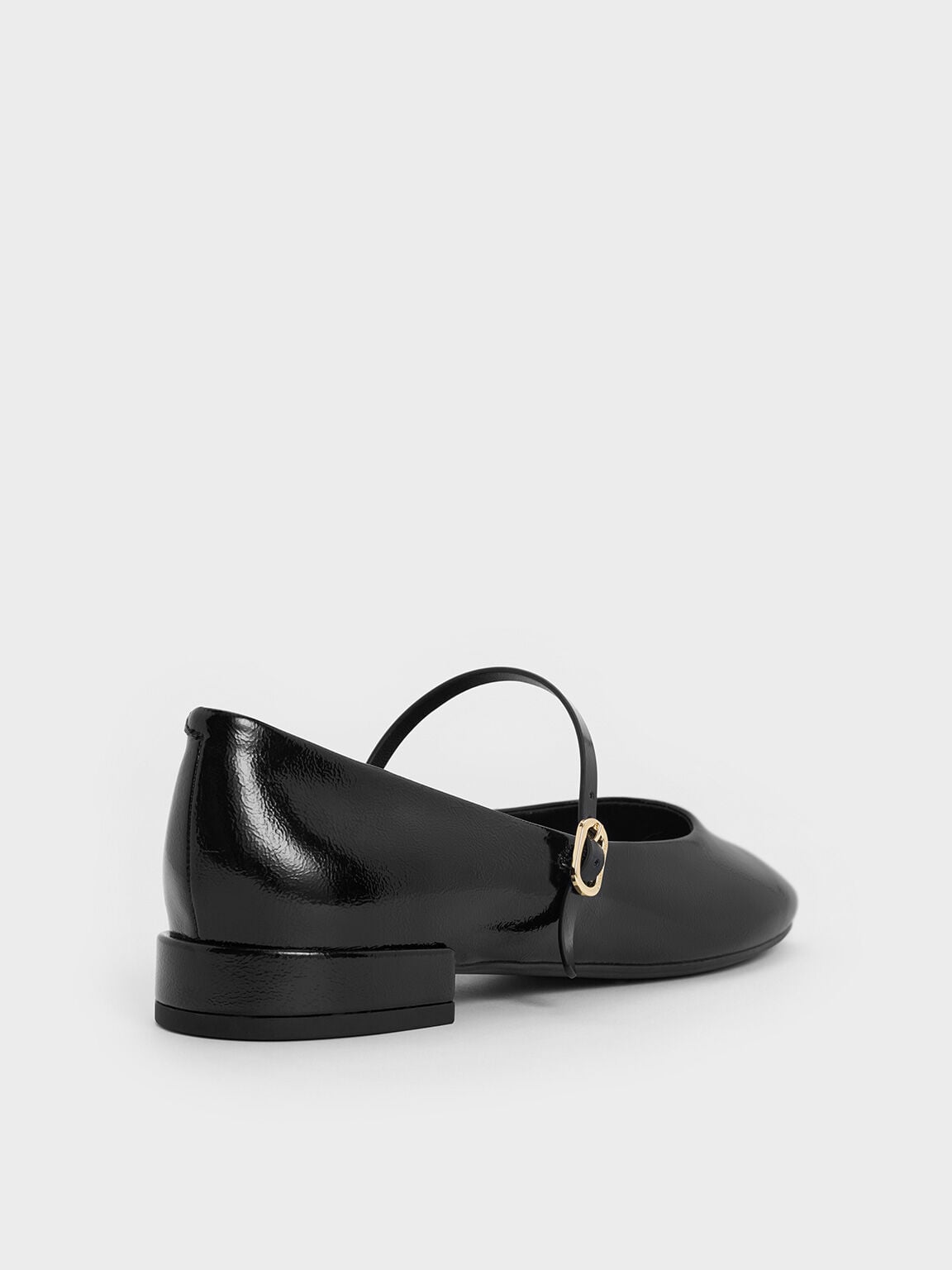 CHARLES & KEITH Discount / Gertrude Patent Mary Janes - Black Patent