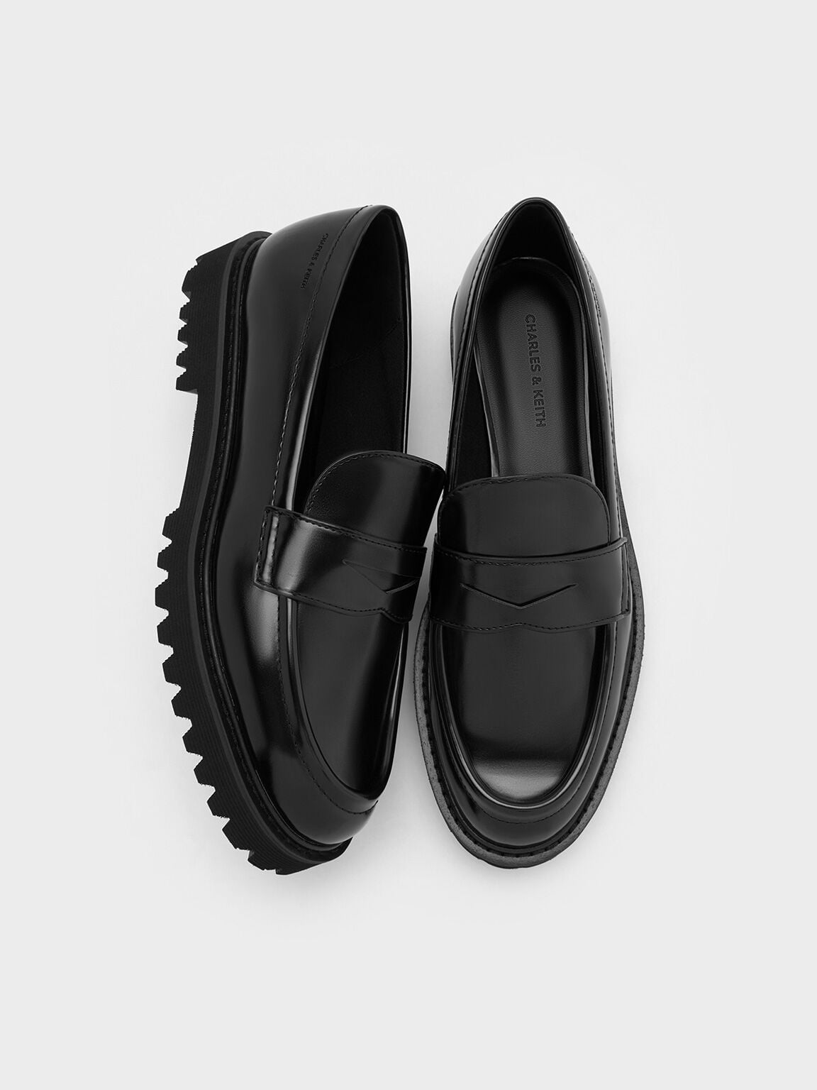 CHARLES & KEITH Deals / Kaiya Penny Loafers - Black Box