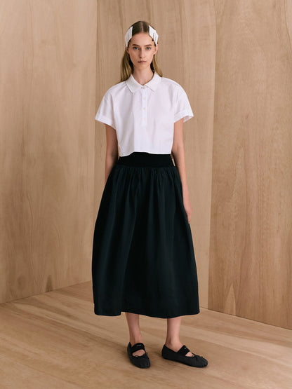CHARLES & KEITH New / Winona Felt Mary Jane Flats - Black Textured