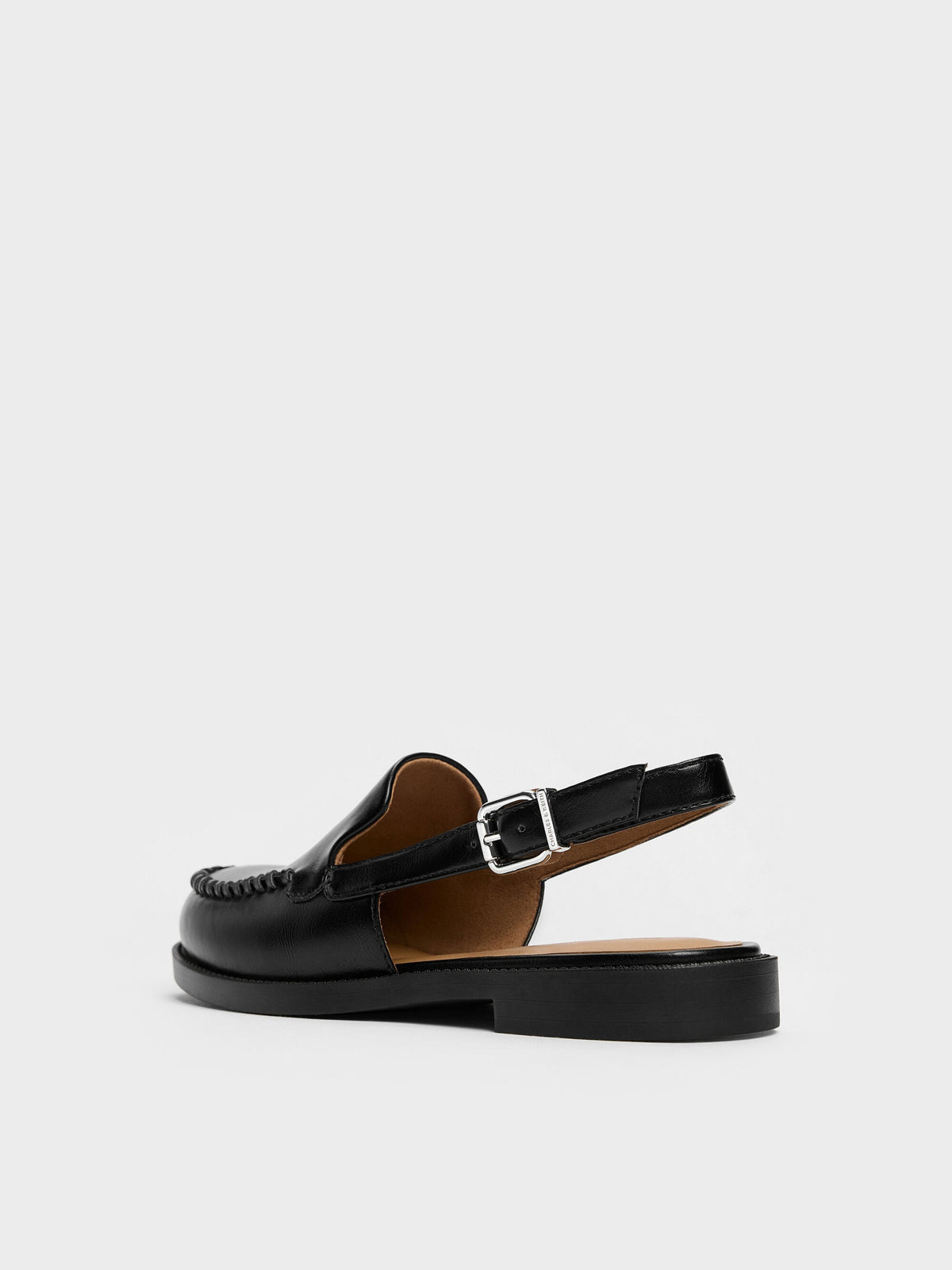 CHARLES & KEITH Best Price / Gale Slingback Loafers - Black