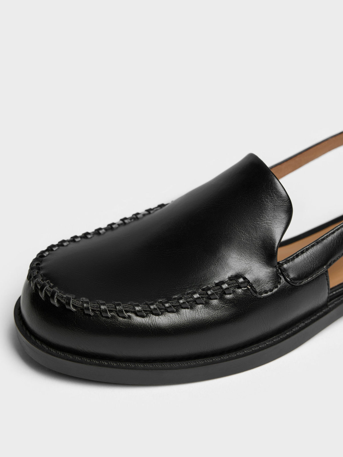 CHARLES & KEITH Best Price / Gale Slingback Loafers - Black