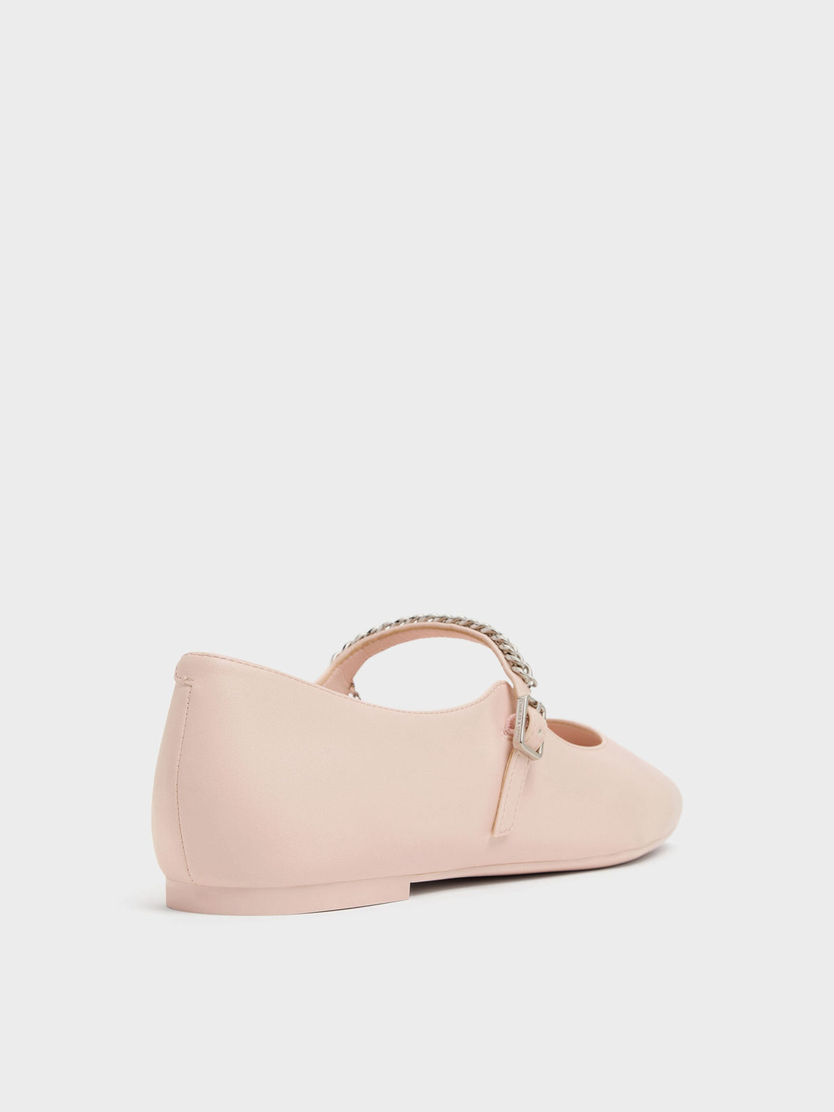 CHARLES & KEITH Featured / Double-Chain Charm Mary Jane Flats - Pink