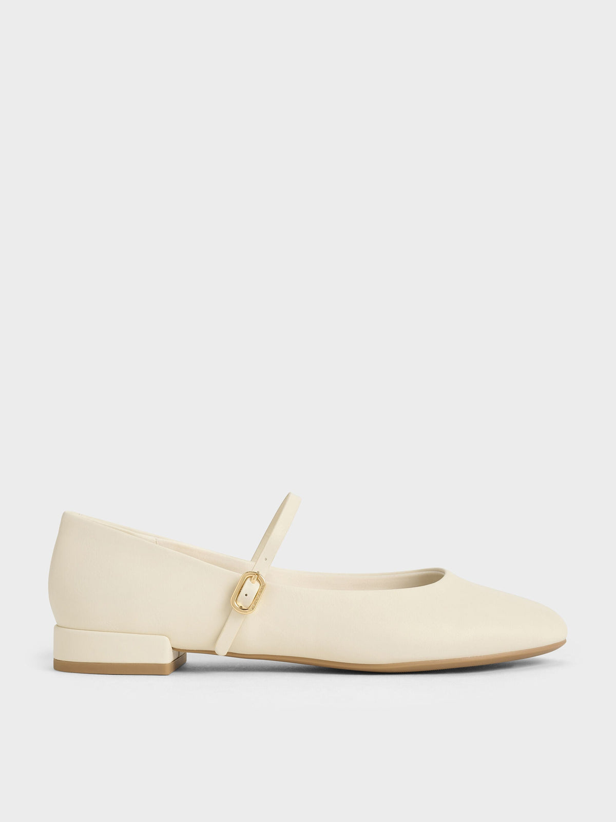 CHARLES & KEITH Latest / Gertrude Mary Janes - Chalk