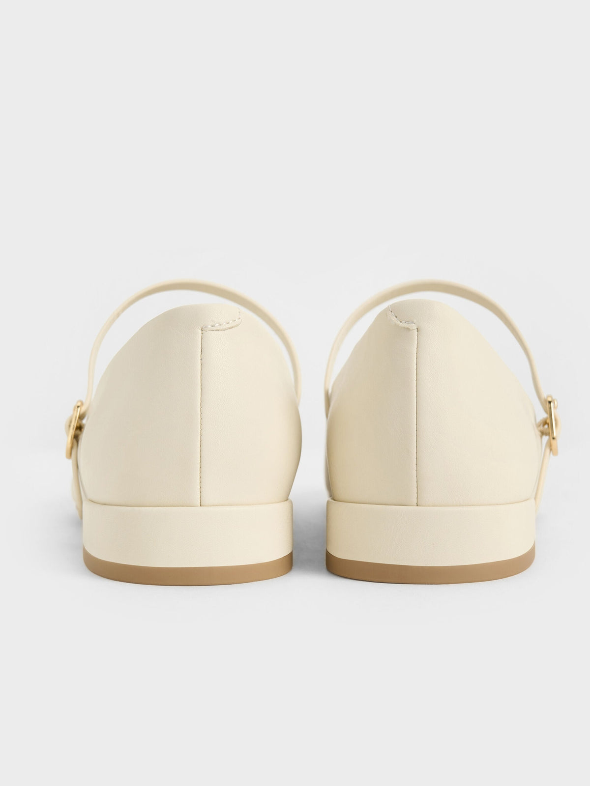 CHARLES & KEITH Latest / Gertrude Mary Janes - Chalk