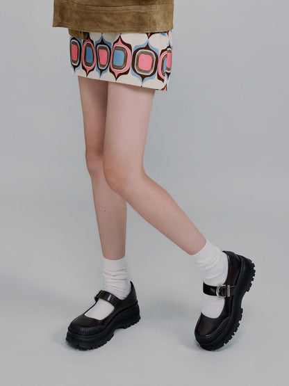 CHARLES & KEITH Classic / Darra Platform Mary Janes - Black Box