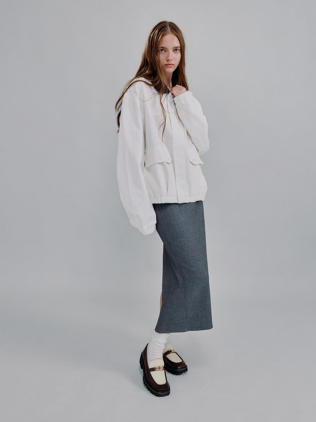 CHARLES & KEITH Premium / Lando Canvas Platform Loafers - Multi