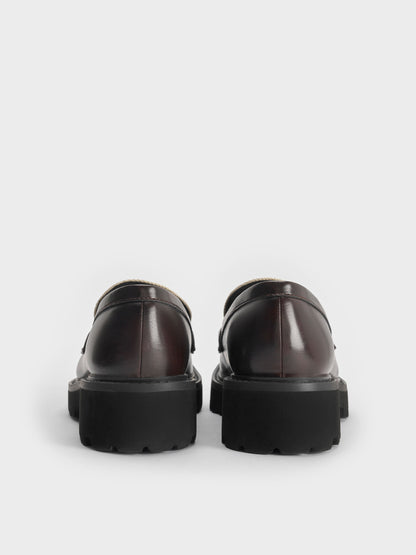 CHARLES & KEITH Premium / Lando Canvas Platform Loafers - Multi