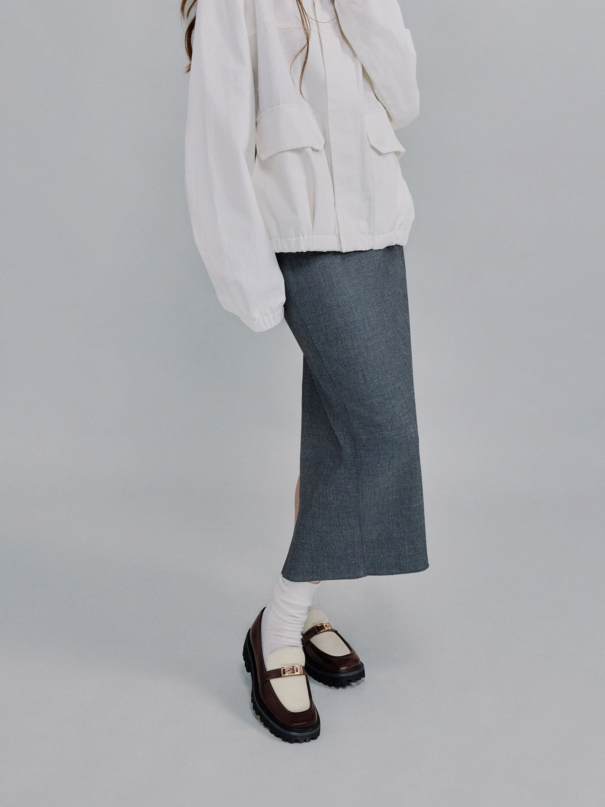 CHARLES & KEITH Premium / Lando Canvas Platform Loafers - Multi