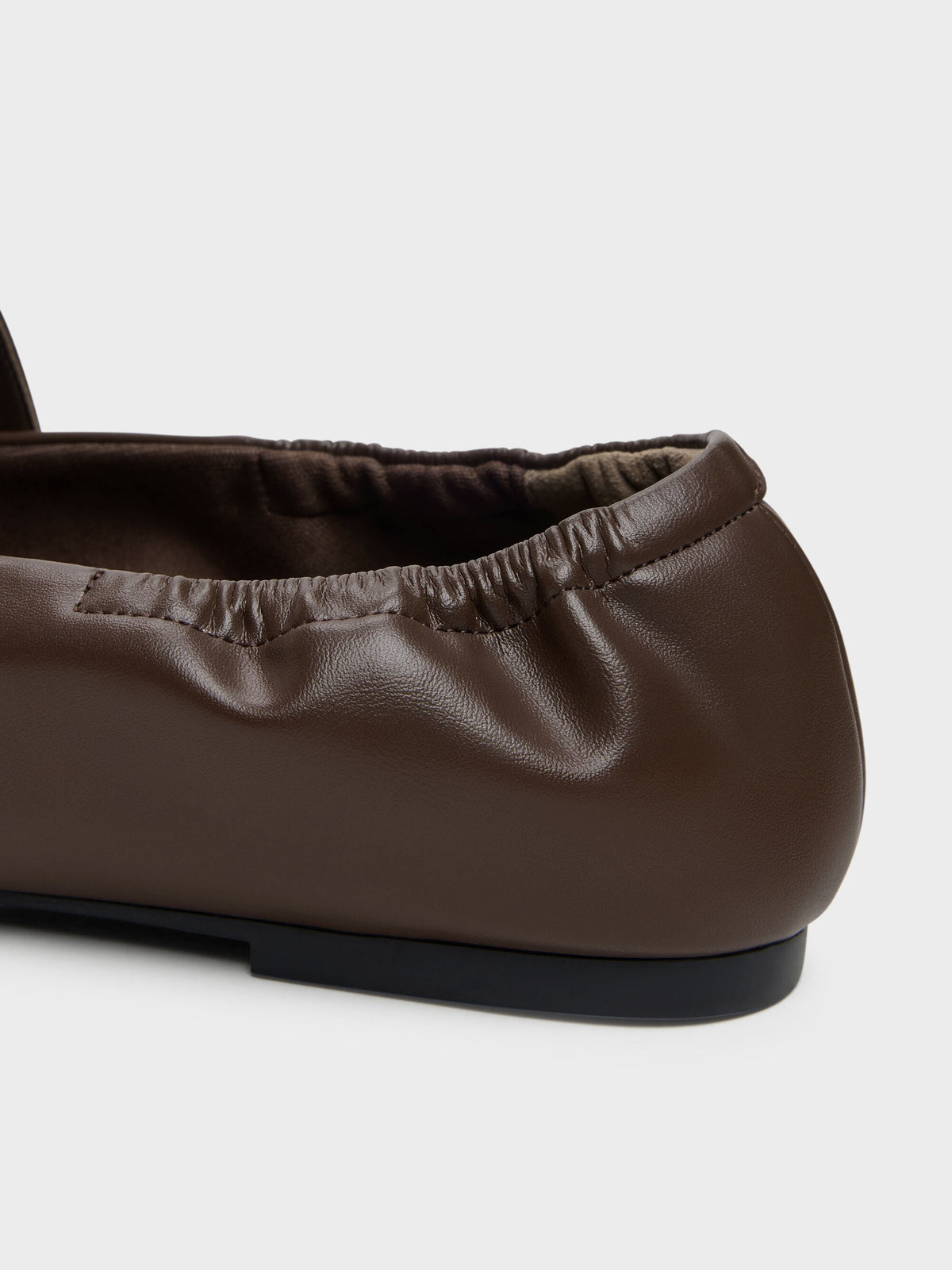CHARLES & KEITH Best Seller / Georgie Chain Mary Jane Flats - Dark Brown