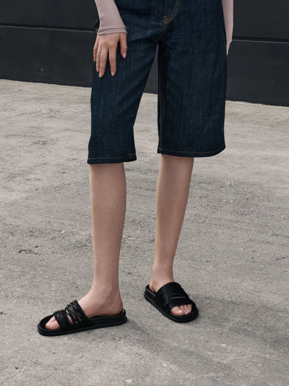 CHARLES & KEITH Signature / Fianna Strappy Slide Sandals - Black