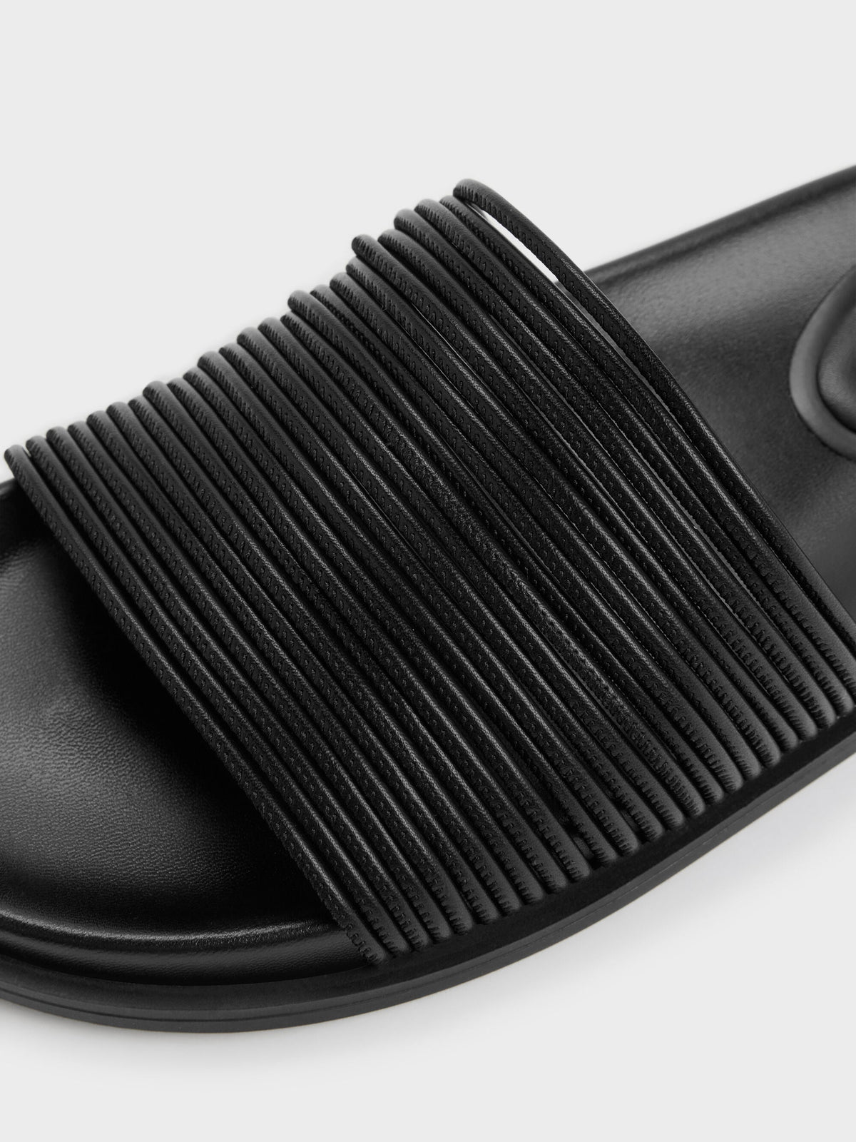 CHARLES & KEITH Signature / Fianna Strappy Slide Sandals - Black