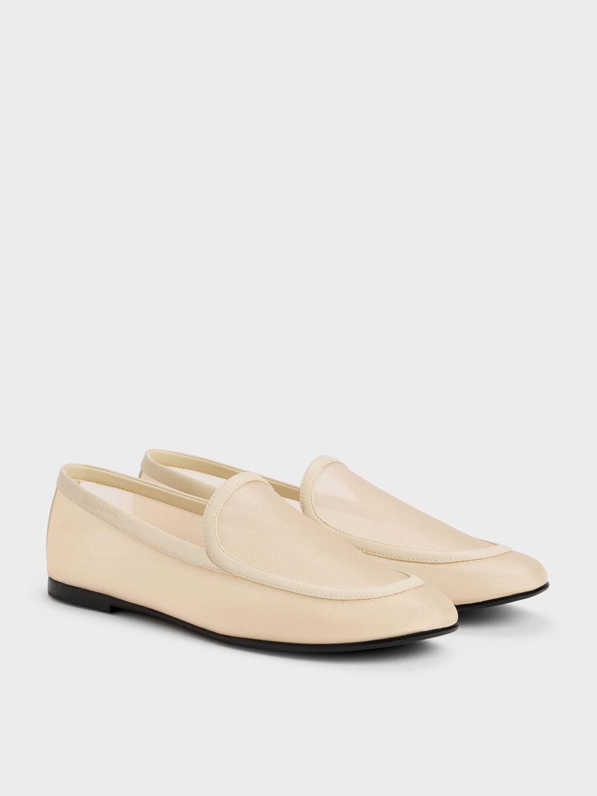 CHARLES & KEITH Latest / Mackie Mesh Loafers - Beige