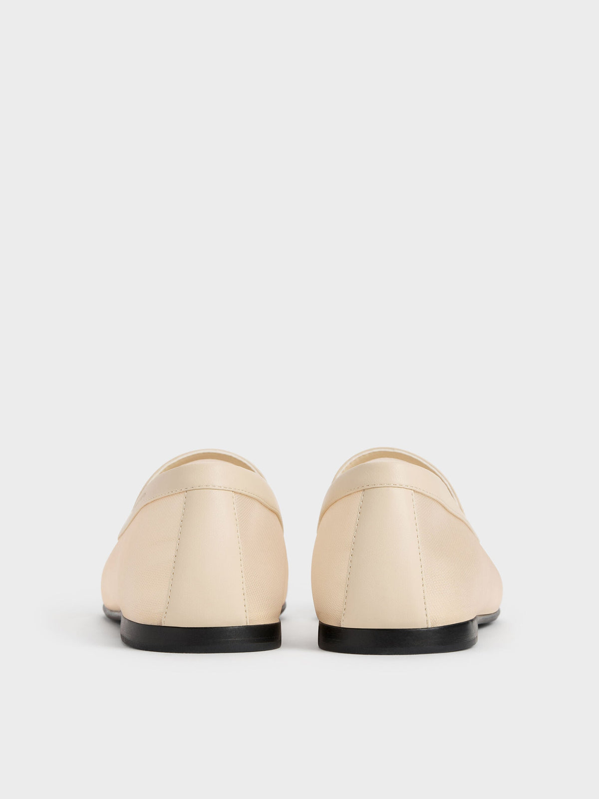 CHARLES & KEITH Latest / Mackie Mesh Loafers - Beige