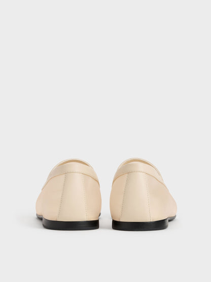 CHARLES & KEITH Latest / Mackie Mesh Loafers - Beige