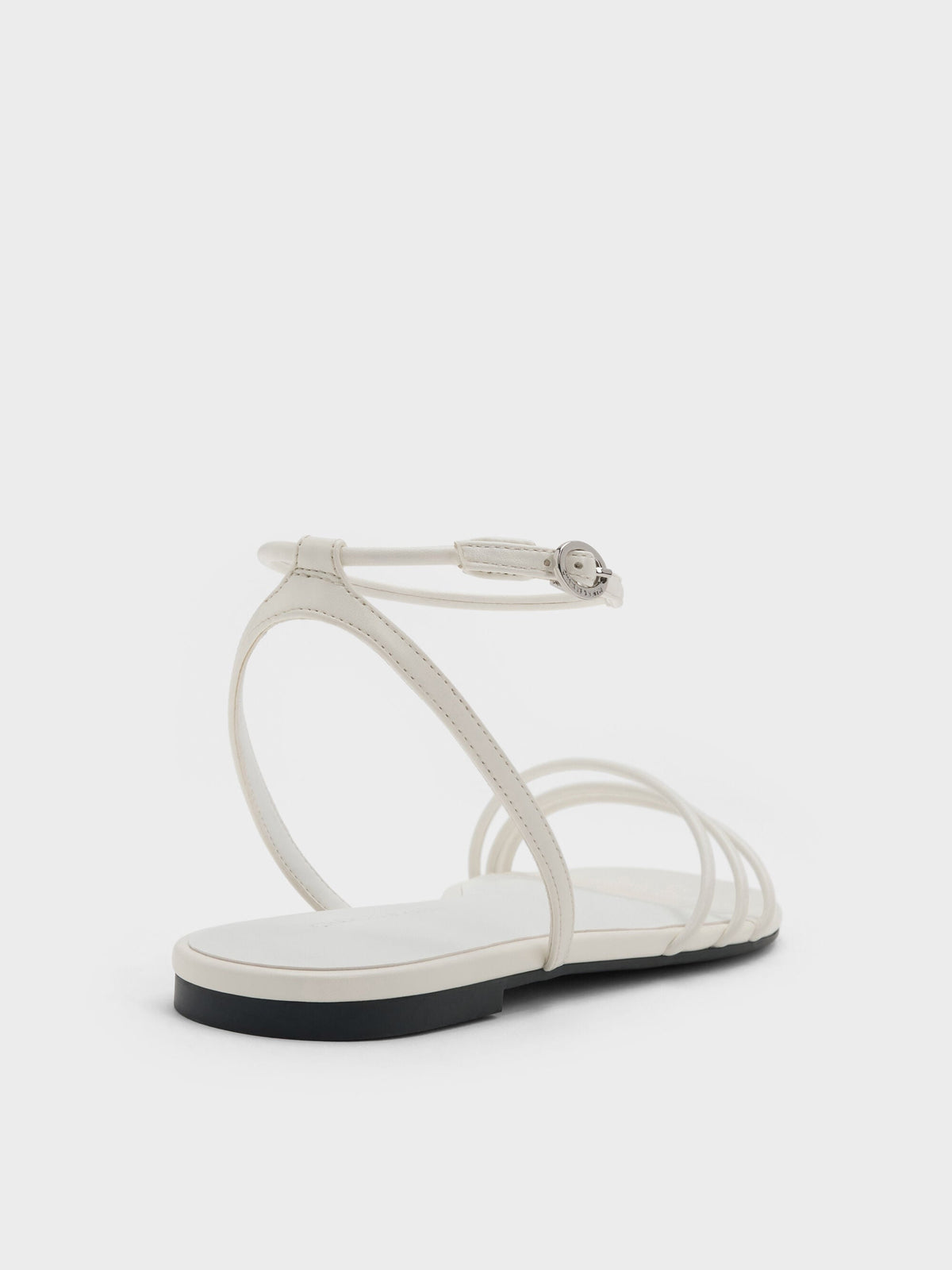 CHARLES & KEITH Featured / Triple-Strap Sandals - White