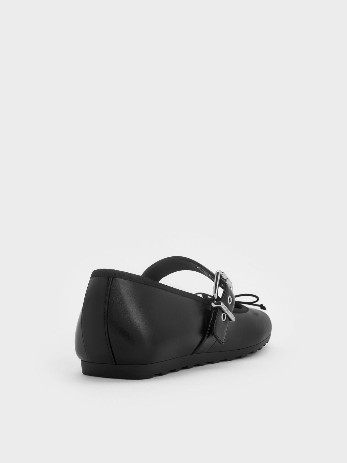 CHARLES & KEITH Everyday / Myler Bow Mary Janes - Black