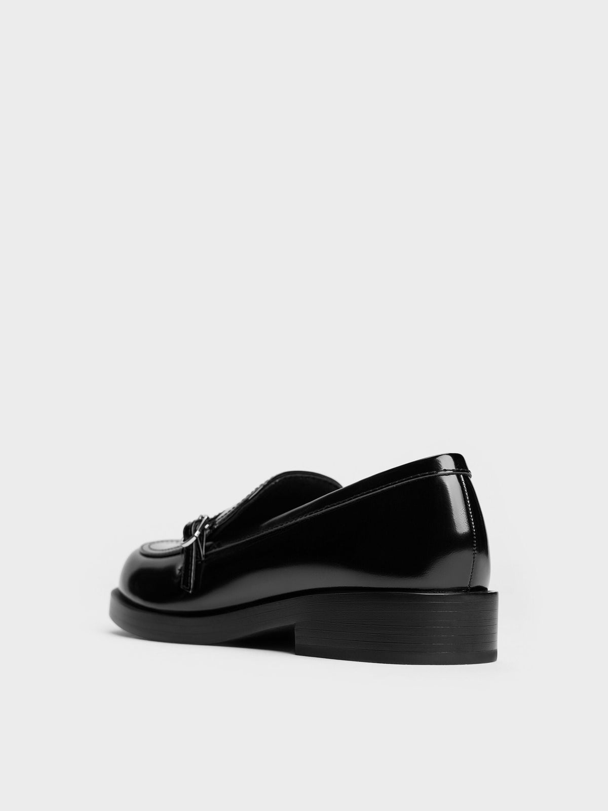 CHARLES & KEITH Featured / Georgie Chain Loafers - Black Box
