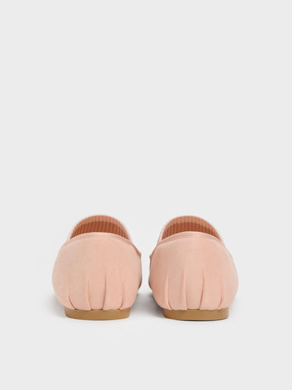 CHARLES & KEITH Best Price / Winona Faux Suede Mary Jane Flats - Blush