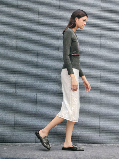 CHARLES & KEITH Classic / Dylan Penny Loafer Mules - Grey