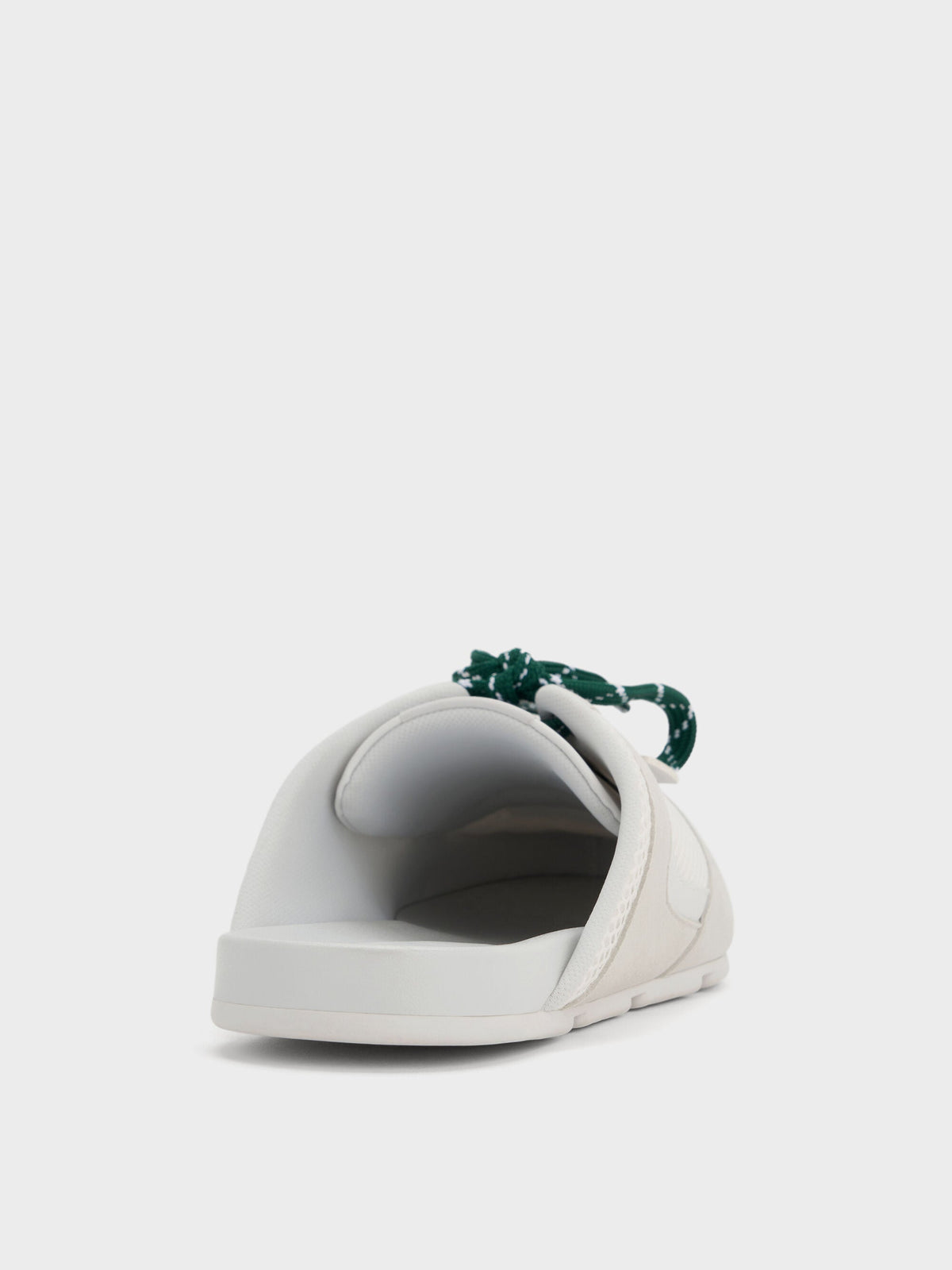CHARLES & KEITH Recommended / Mesh Lace-Up Sneaker Mules - White