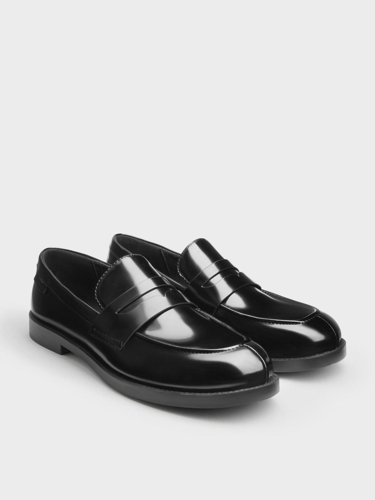 CHARLES & KEITH Customer Favorite / Arven Penny Loafers - Black Box