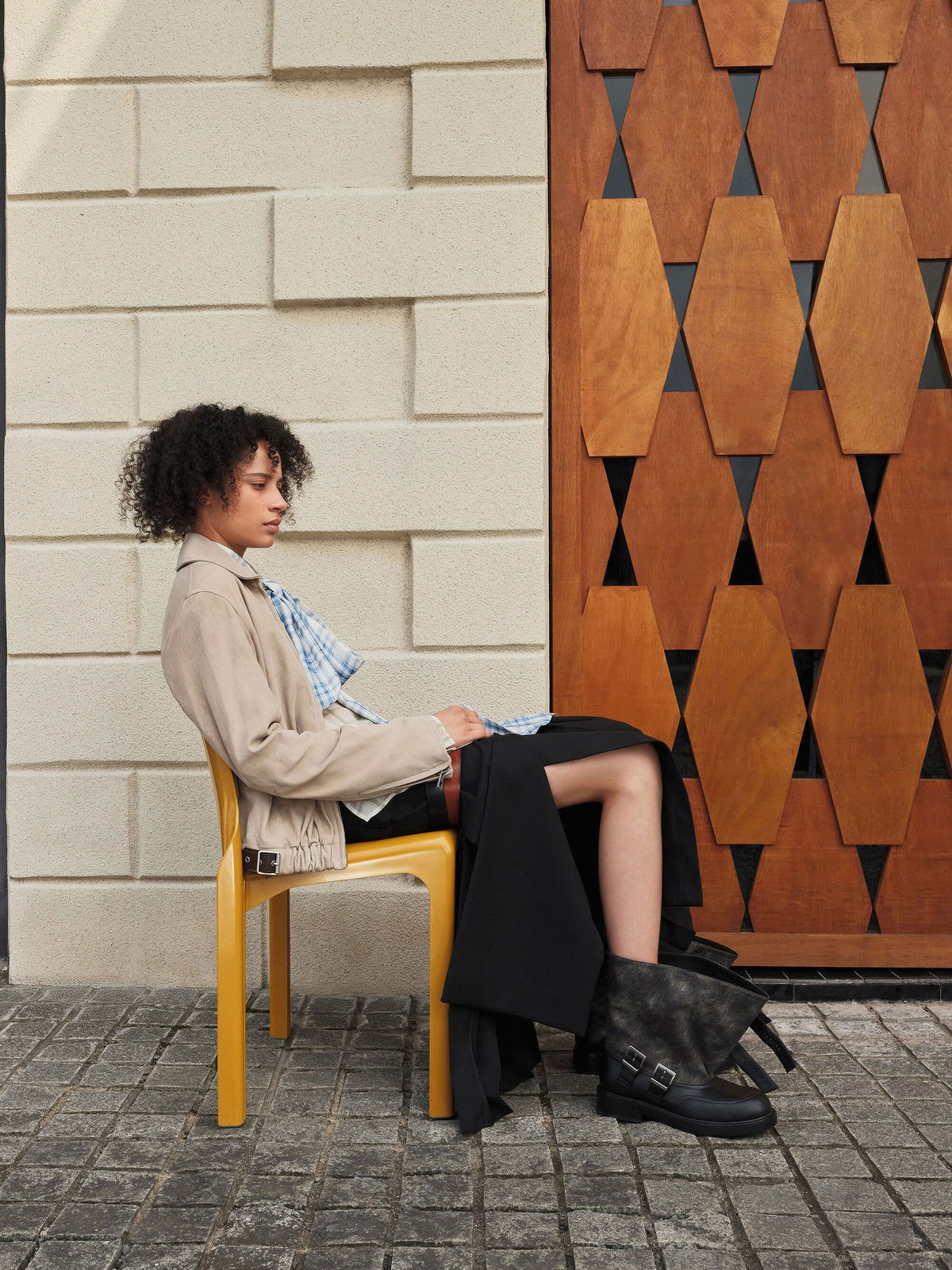 CHARLES & KEITH Recommended / Aether Buckled Calf Boots - Dark Grey