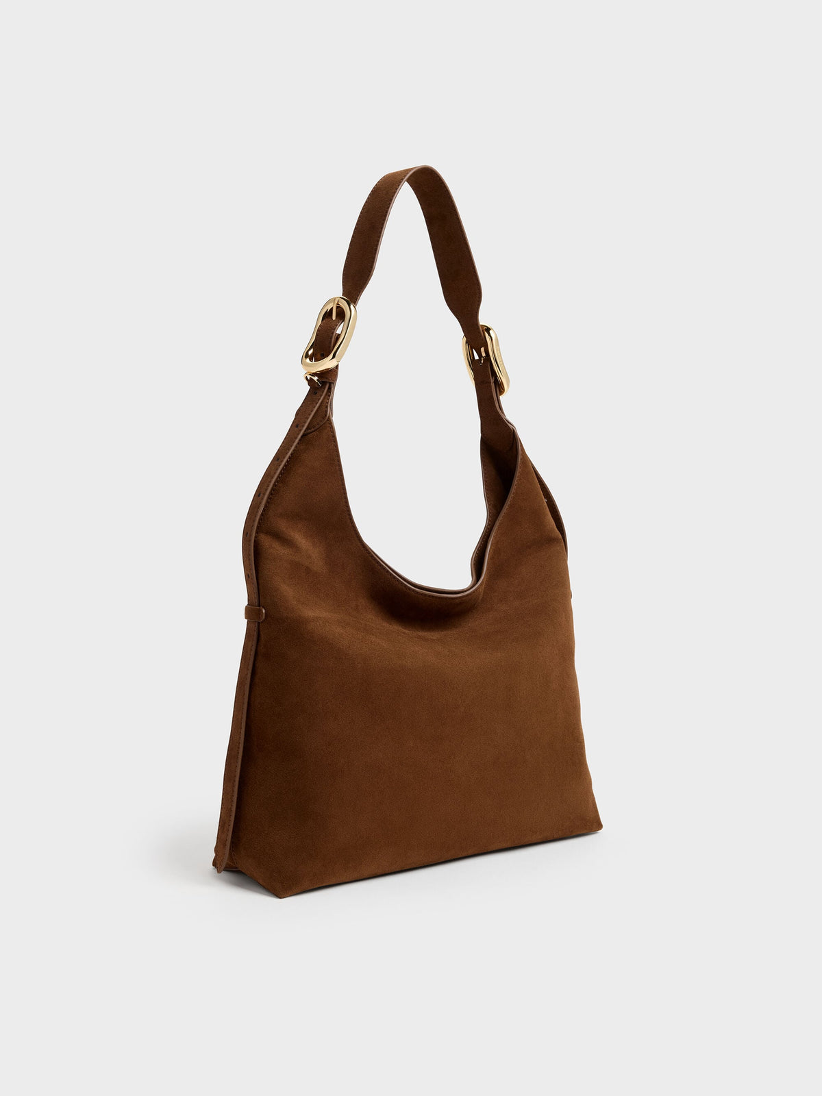 CHARLES & KEITH Signature / Aislin Hobo Bag - Pecan Brown