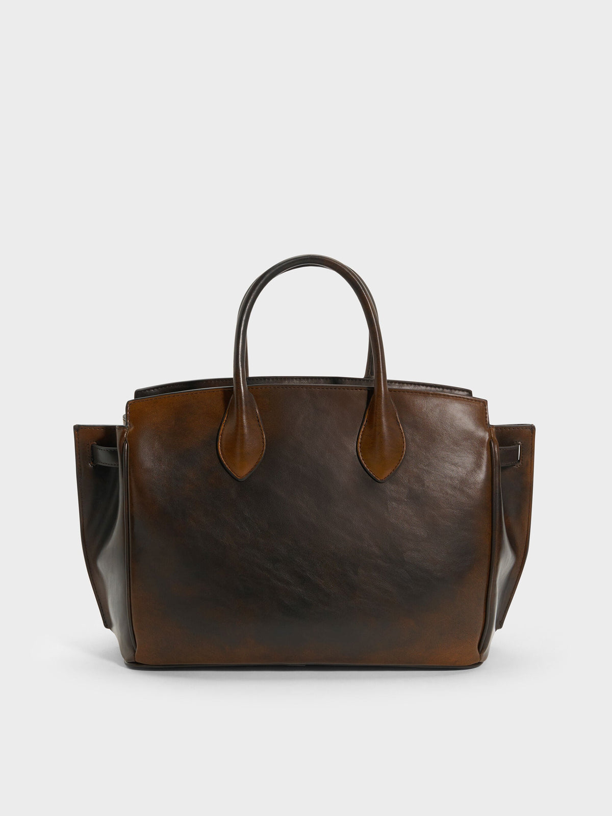 CHARLES & KEITH Essential / Large Ginevra Tote Bag - Brown