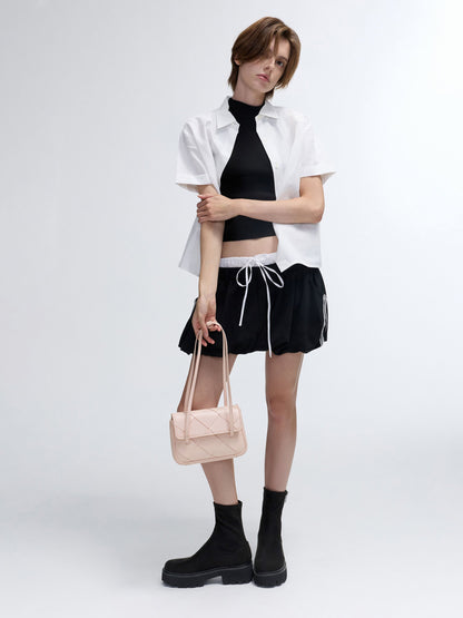 CHARLES & KEITH Trending / Maribel Woven Shoulder Bag - Soft Pink