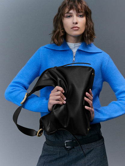 CHARLES & KEITH Recommended / Aislin Hobo Bag - Black