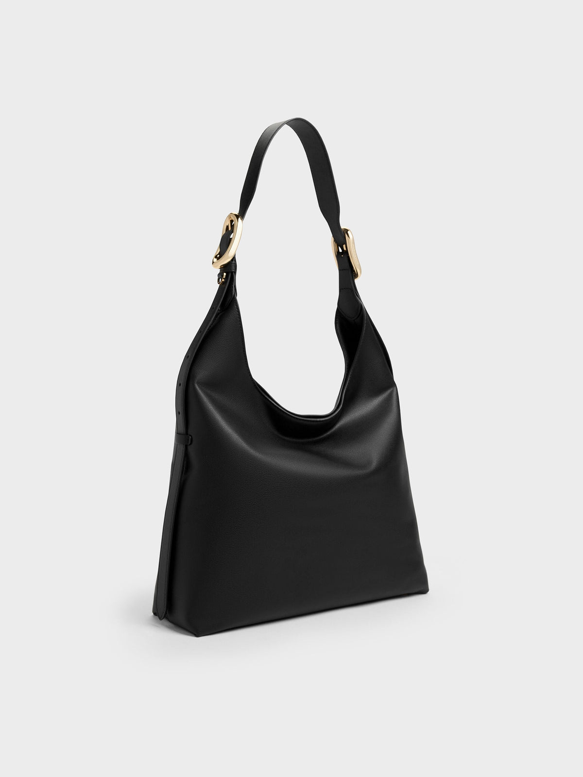 CHARLES & KEITH Recommended / Aislin Hobo Bag - Black