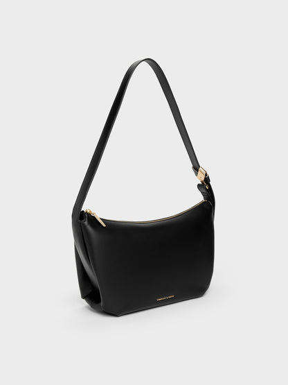 CHARLES & KEITH Sale / Zephyr Hobo Bag - Black