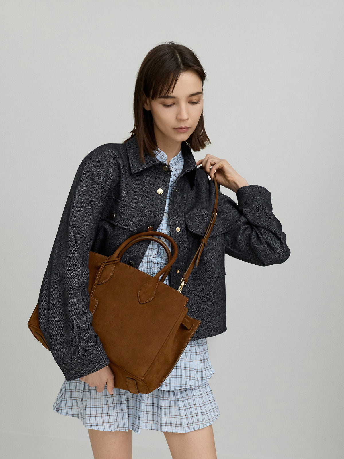 CHARLES & KEITH Exclusive / Large Ginevra Tote Bag - Pecan Brown