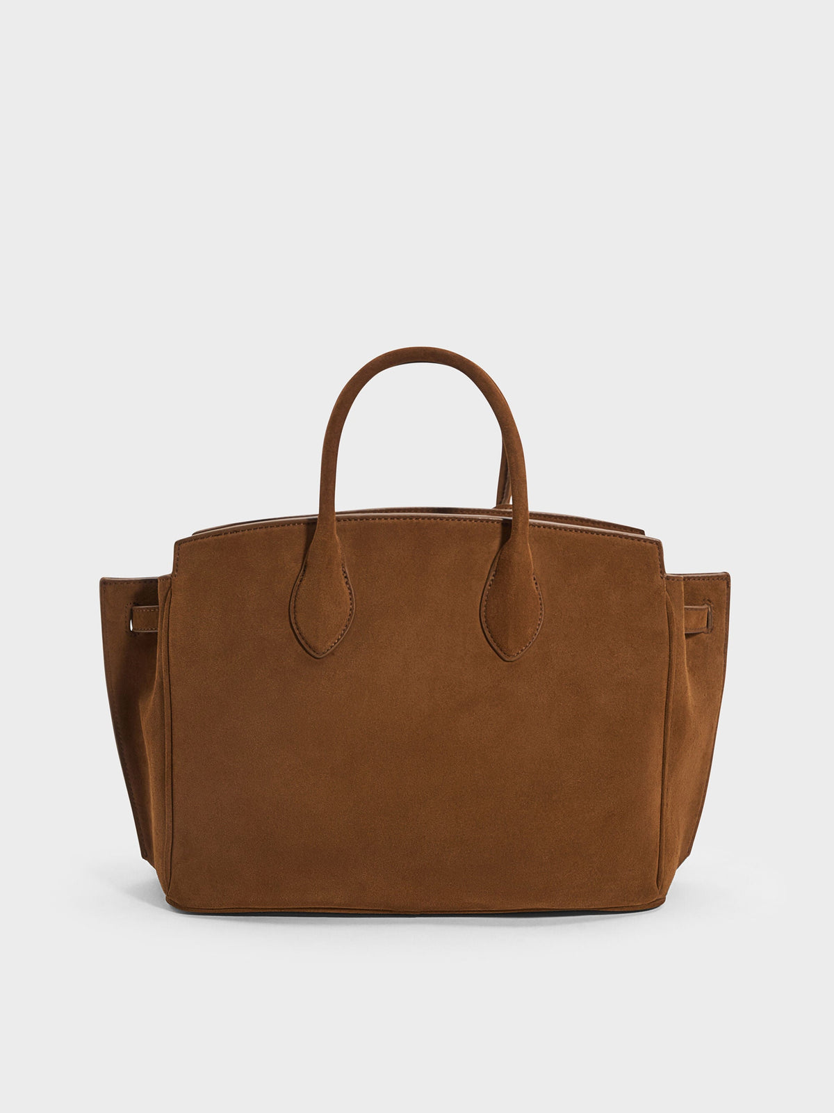 CHARLES & KEITH Exclusive / Large Ginevra Tote Bag - Pecan Brown