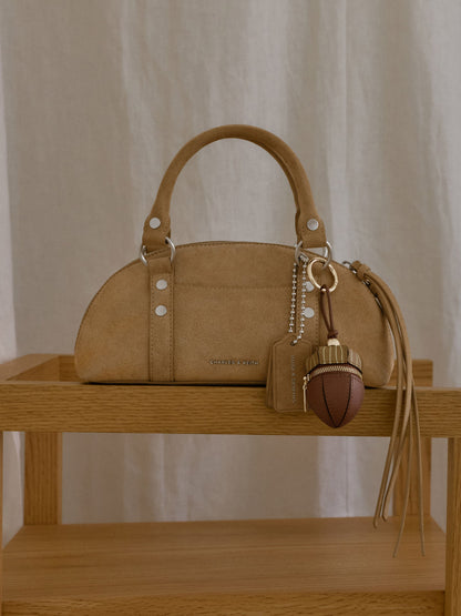 CHARLES & KEITH Featured / Tatiana Studded Bowling Bag - Sand