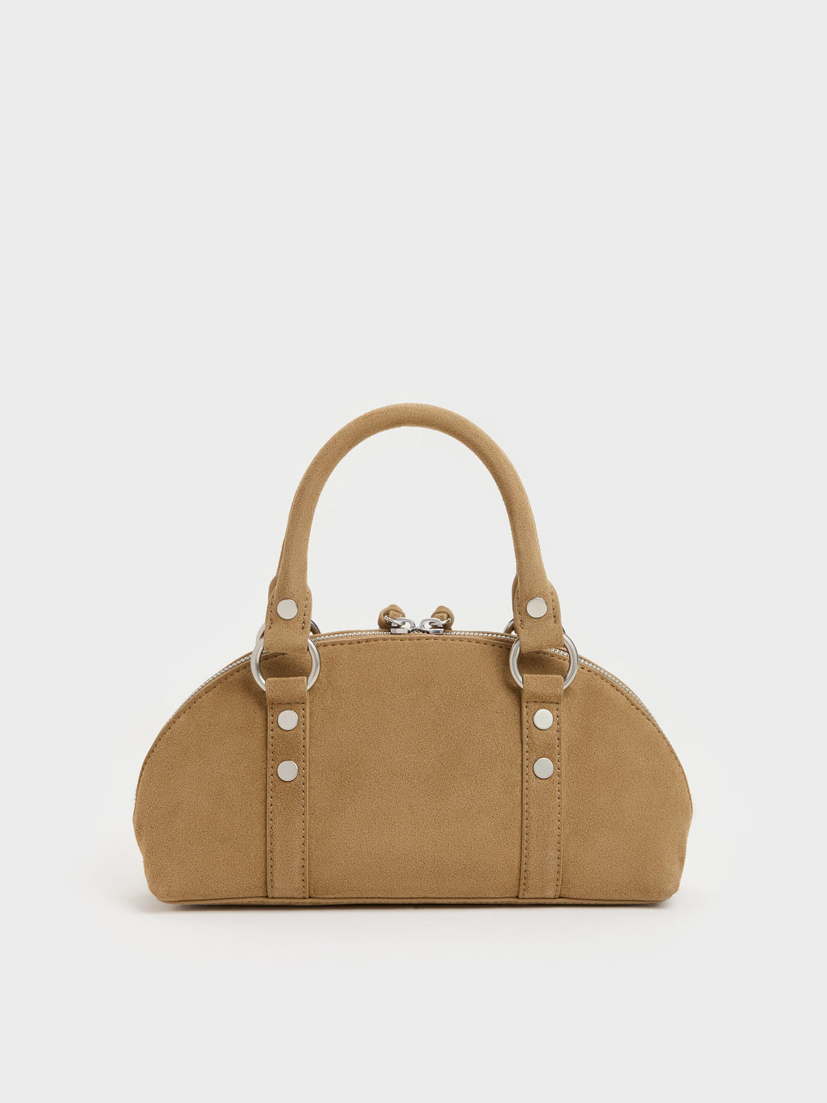 CHARLES & KEITH Featured / Tatiana Studded Bowling Bag - Sand