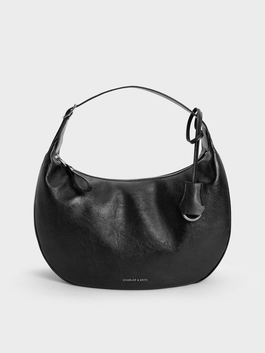 CHARLES & KEITH Exclusive / Large Vega Hobo Bag - Noir