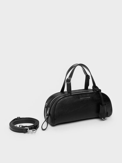CHARLES & KEITH Sale / Vega Elongated Bowling Bag - Noir