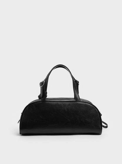 CHARLES & KEITH Sale / Vega Elongated Bowling Bag - Noir