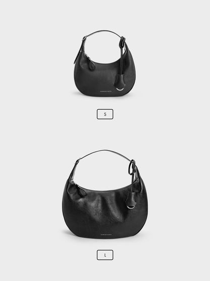 CHARLES & KEITH Recommended / Vega Hobo Bag - Noir