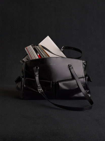 CHARLES & KEITH Exclusive / Rachel Multi-Pocket Tote Bag - Noir