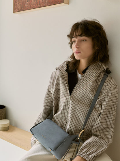 CHARLES & KEITH Premium / Aislin Shoulder Bag - Smoky Blue