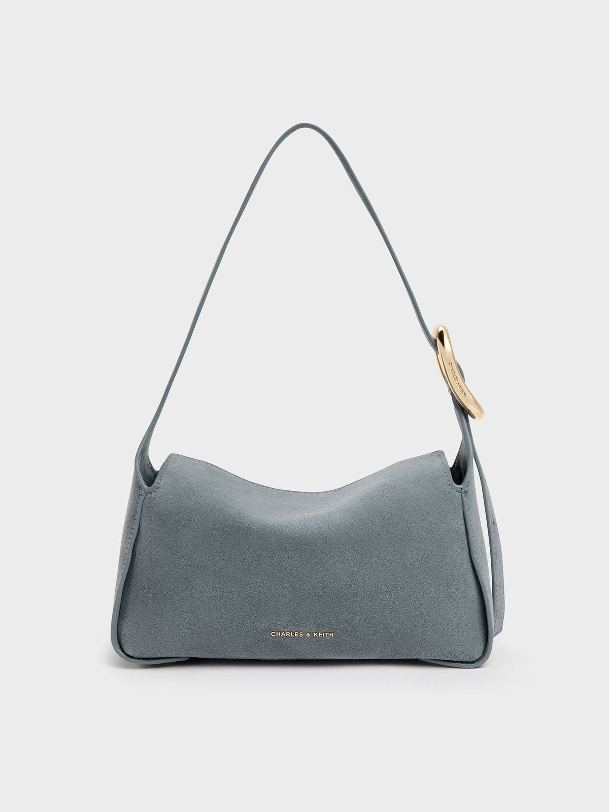 CHARLES & KEITH Premium / Aislin Shoulder Bag - Smoky Blue