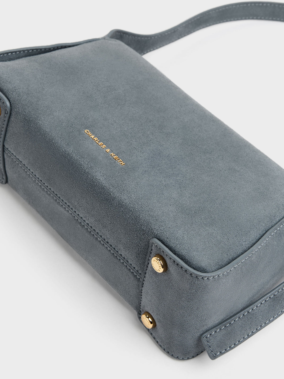 CHARLES & KEITH Premium / Aislin Shoulder Bag - Smoky Blue