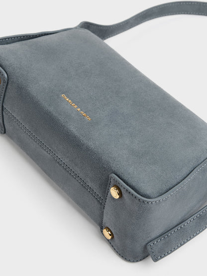CHARLES & KEITH Premium / Aislin Shoulder Bag - Smoky Blue